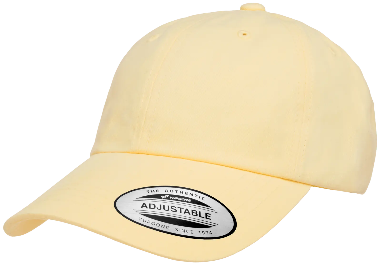 YP Classics Peached Cotton Twill Dad Cap - Black