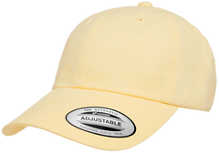 YP Classics Peached Cotton Twill Dad Cap - Black