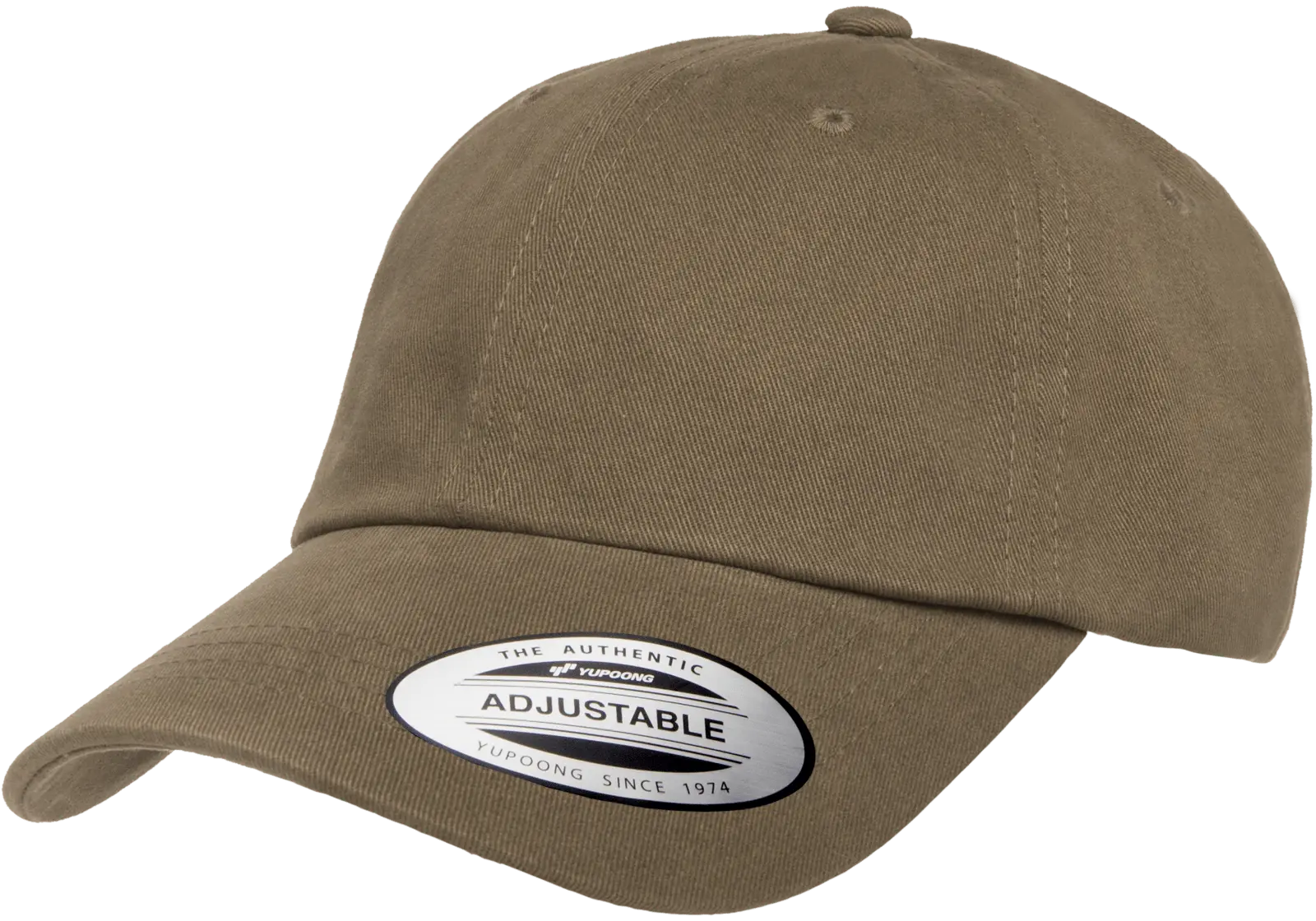 YP Classics Peached Cotton Twill Dad Cap - Black