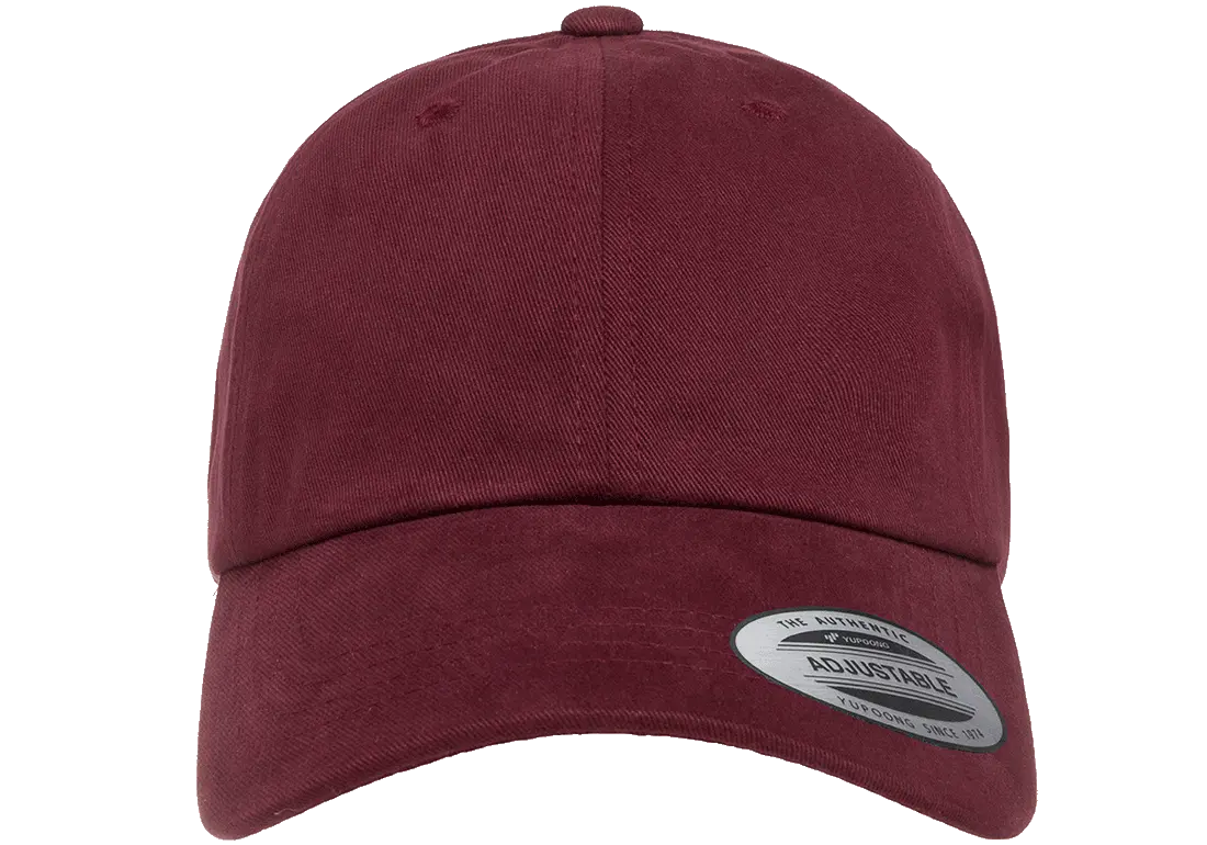 YP Classics Peached Cotton Twill Dad Cap - Black