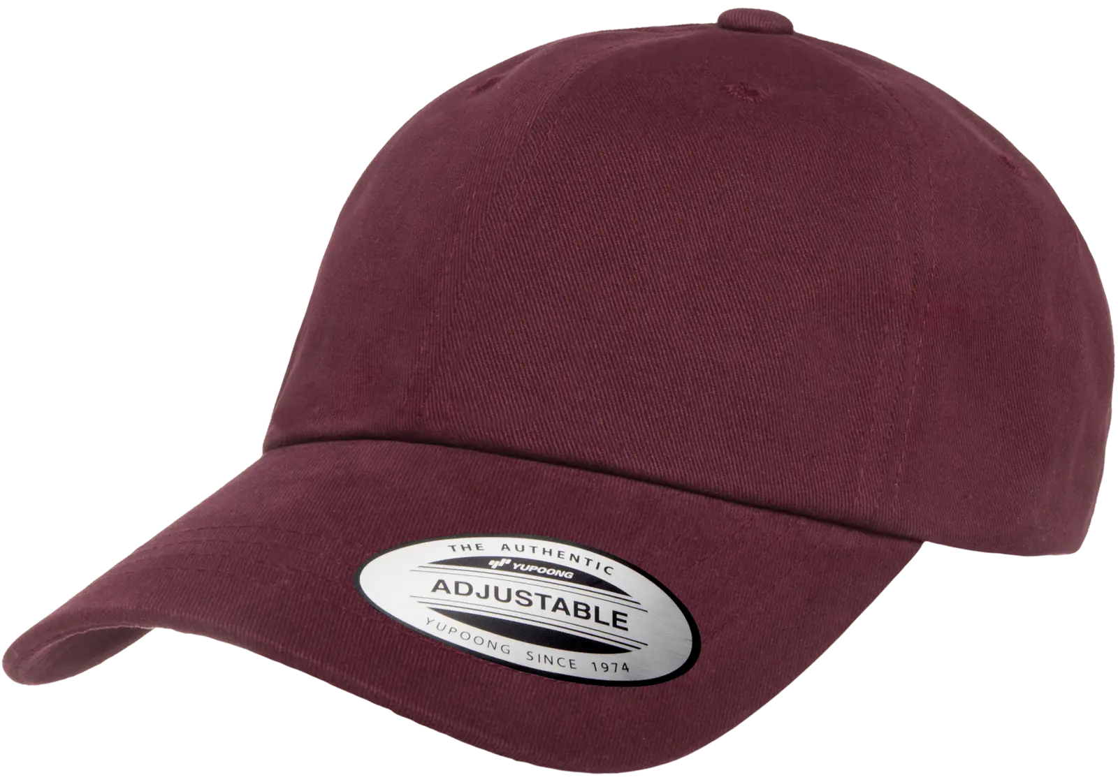 YP Classics Peached Cotton Twill Dad Cap - Black