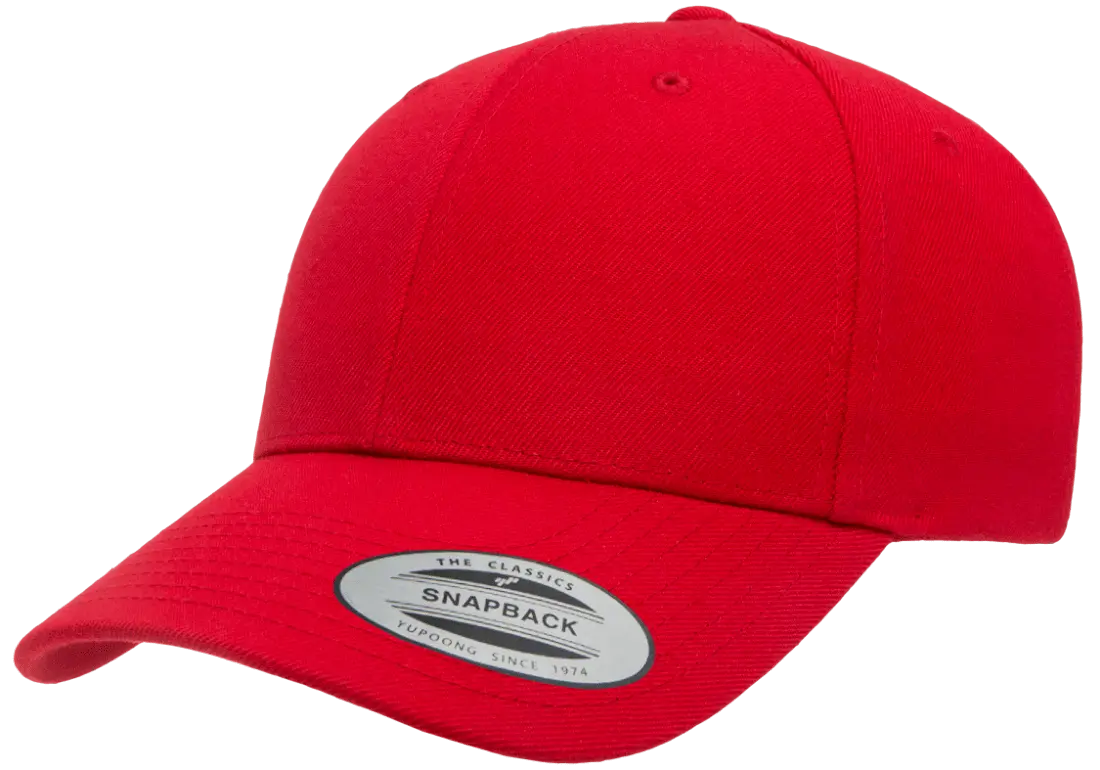YP Classics Premium Curved Visor Snapback Cap
