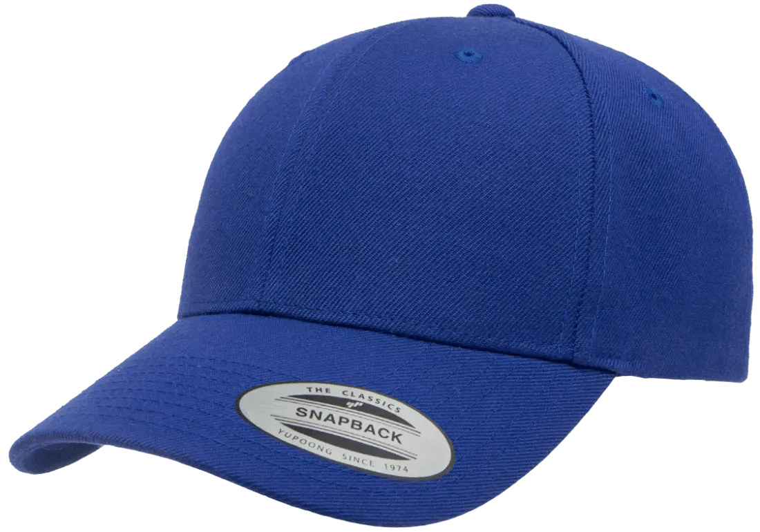 YP Classics Premium Curved Visor Snapback Cap