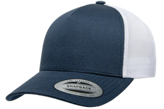 YP Classics 5-Panel Retro Trucker Cap, 2-Tone, Structured Snapback