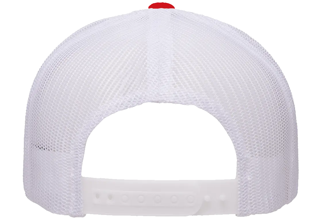 YP Classics 5-Panel Retro Trucker Cap, 2-Tone, Structured Snapback