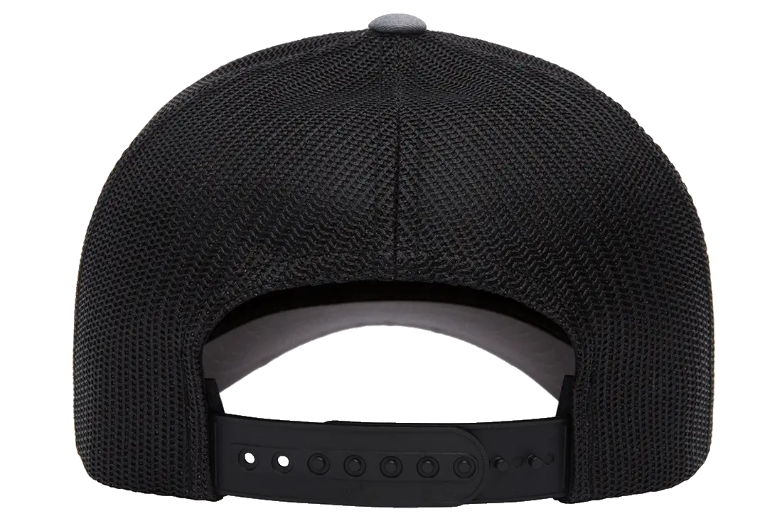 YP Classics 5-Panel Retro Trucker Cap, 2-Tone, Structured Snapback