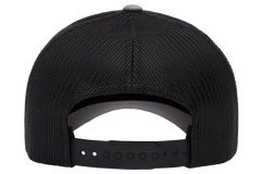 YP Classics 5-Panel Retro Trucker Cap, 2-Tone, Structured Snapback