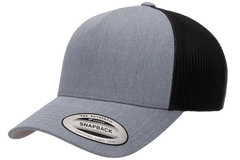 YP Classics 5-Panel Retro Trucker Cap, 2-Tone, Structured Snapback