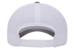 YP Classics 5-Panel Retro Trucker Cap, 2-Tone, Structured Snapback