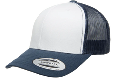 YP Classics Retro Trucker Cap With White Front Panel