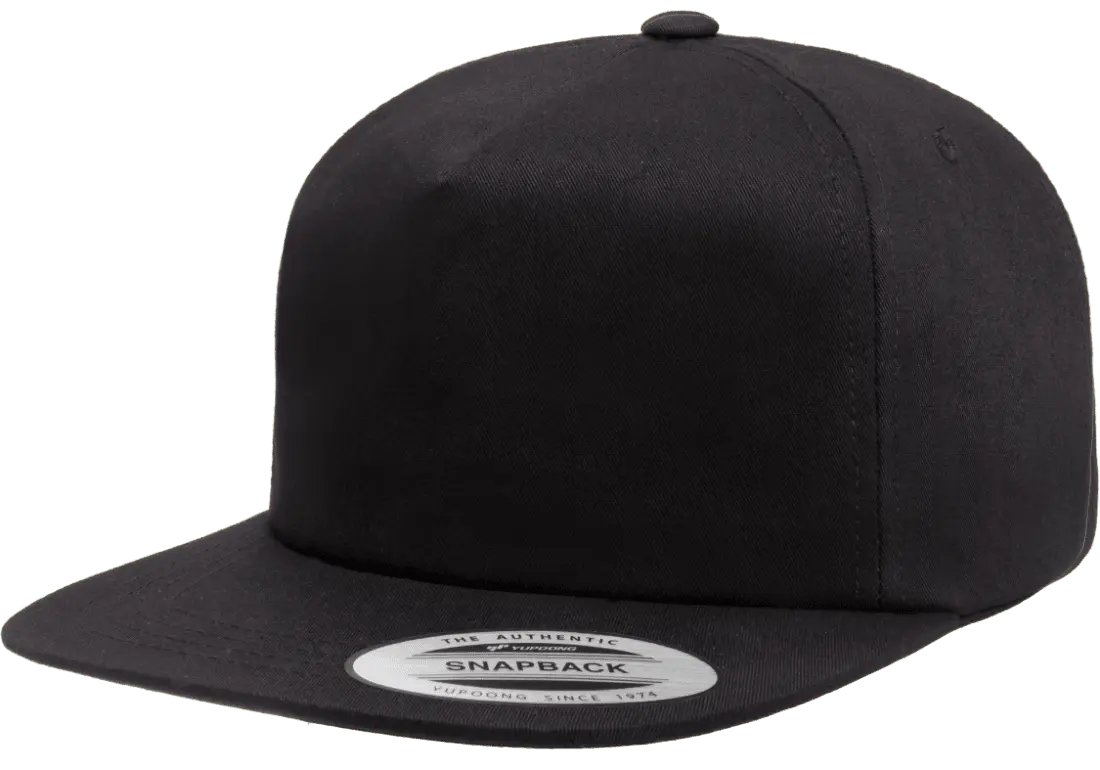 YP Classics Lightly Structured 5-Panel Snapback Cap