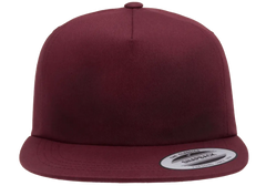 YP Classics Lightly Structured 5-Panel Snapback Cap