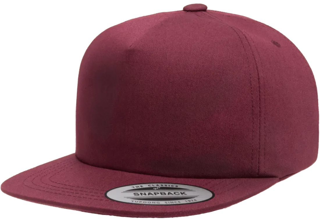 YP Classics Lightly Structured 5-Panel Snapback Cap