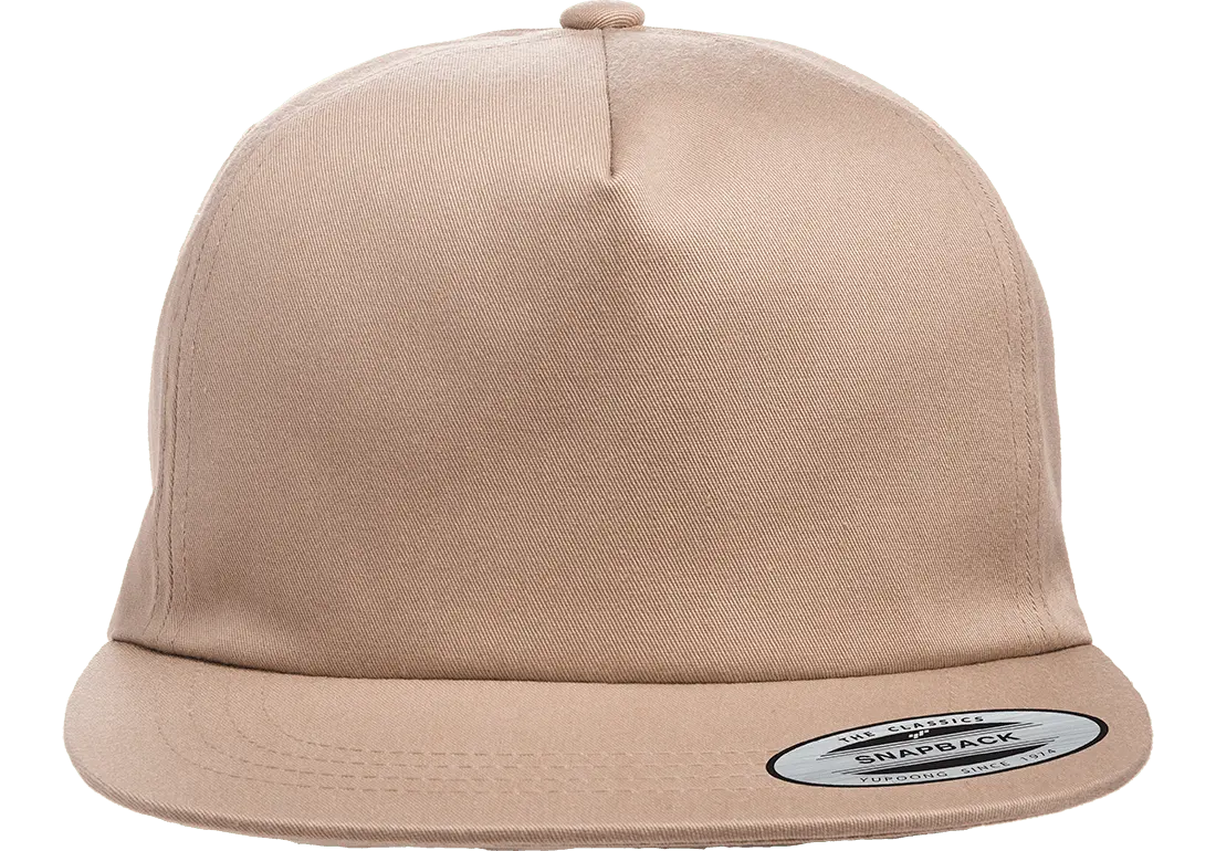 YP Classics Lightly Structured 5-Panel Snapback Cap