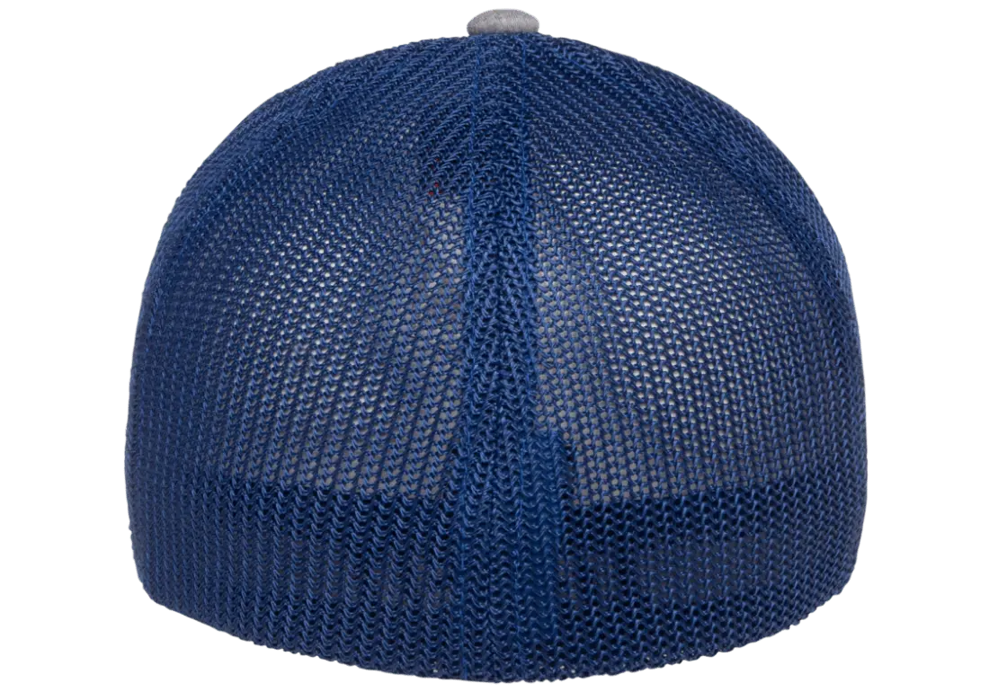 Flexfit Melange Trucker Cap, Dark Heather/Black, One Size | 6311-DHBK-ONE