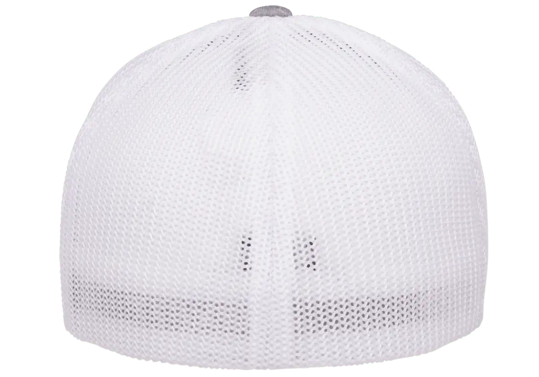 Flexfit Melange Trucker Cap, Dark Heather/Black, One Size | 6311-DHBK-ONE