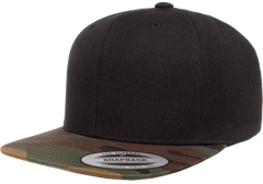 YP Classics Premium Snapback Camo Cap - 2-Tone