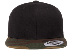 YP Classics Premium Snapback Camo Cap - 2-Tone