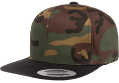 YP Classics Premium Snapback Camo Cap - 2-Tone