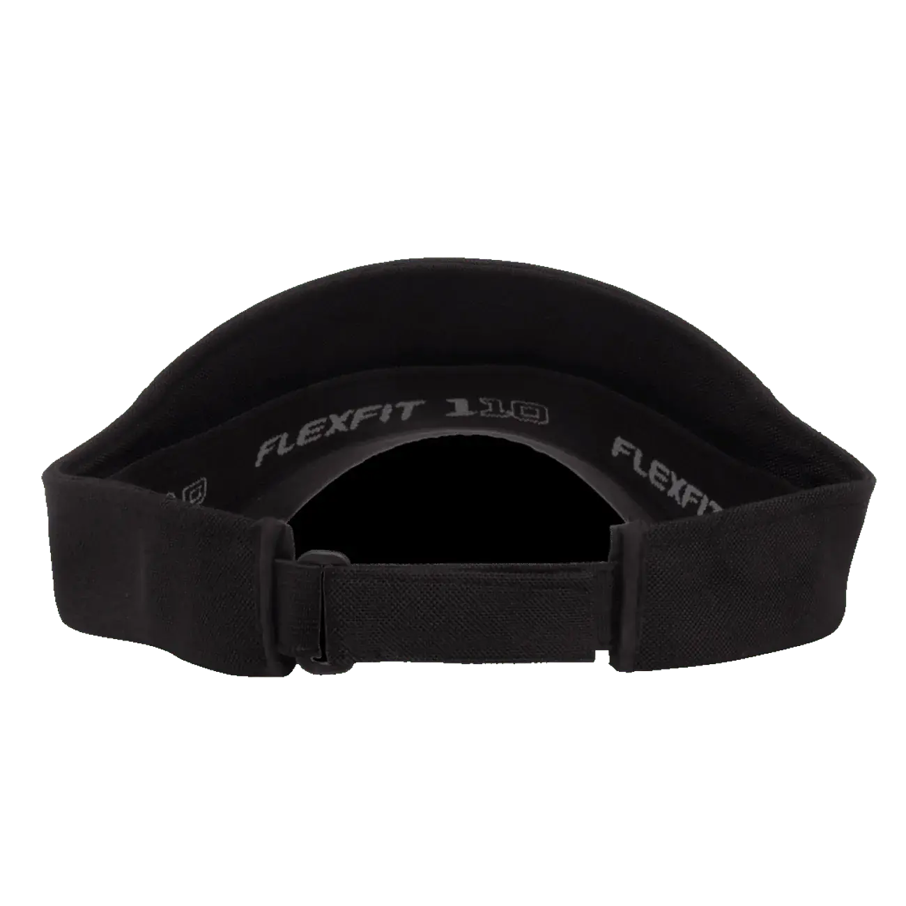 Flexfit 110 Cool & Dry Performance Visor, One Size | 8110-BK-ONE