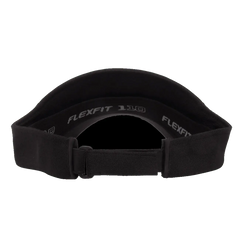 Flexfit 110 Cool & Dry Performance Visor, One Size | 8110-BK-ONE