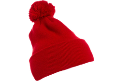 Flex Fit House YP Classics Cuffed Pom Pom Knit Beanie
