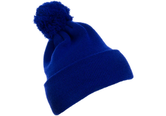 Flex Fit House YP Classics Cuffed Pom Pom Knit Beanie