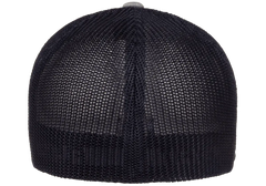 Flexfit Melange Trucker Cap, Dark Heather/Black, One Size | 6311-DHBK-ONE