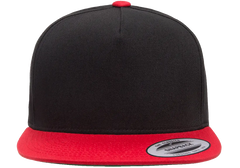 YP Classics 5-Panel Cotton Twill Snapback Cap 2-Tone