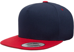 YP Classics 5-Panel Cotton Twill Snapback Cap 2-Tone