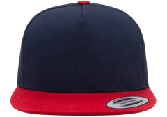 YP Classics 5-Panel Cotton Twill Snapback Cap 2-Tone