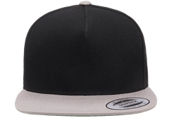 YP Classics 5-Panel Cotton Twill Snapback Cap 2-Tone
