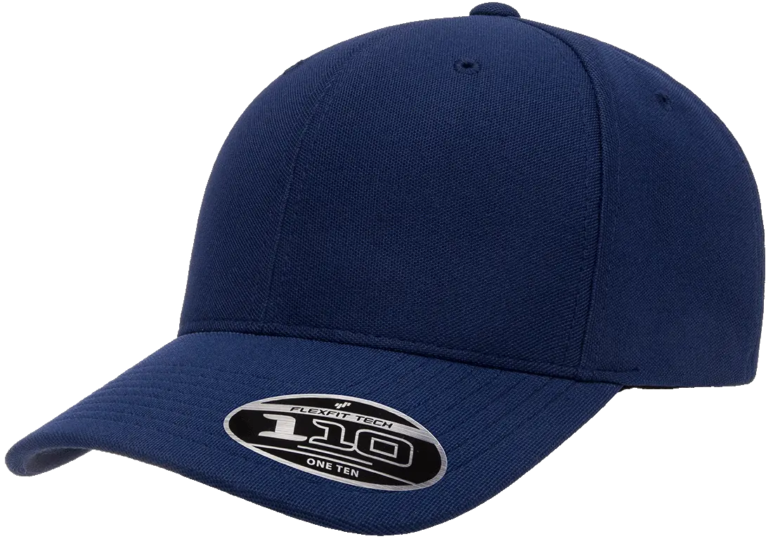 Flexfit 110 Cool & Dry Mini Pique Cap, One Size, Black