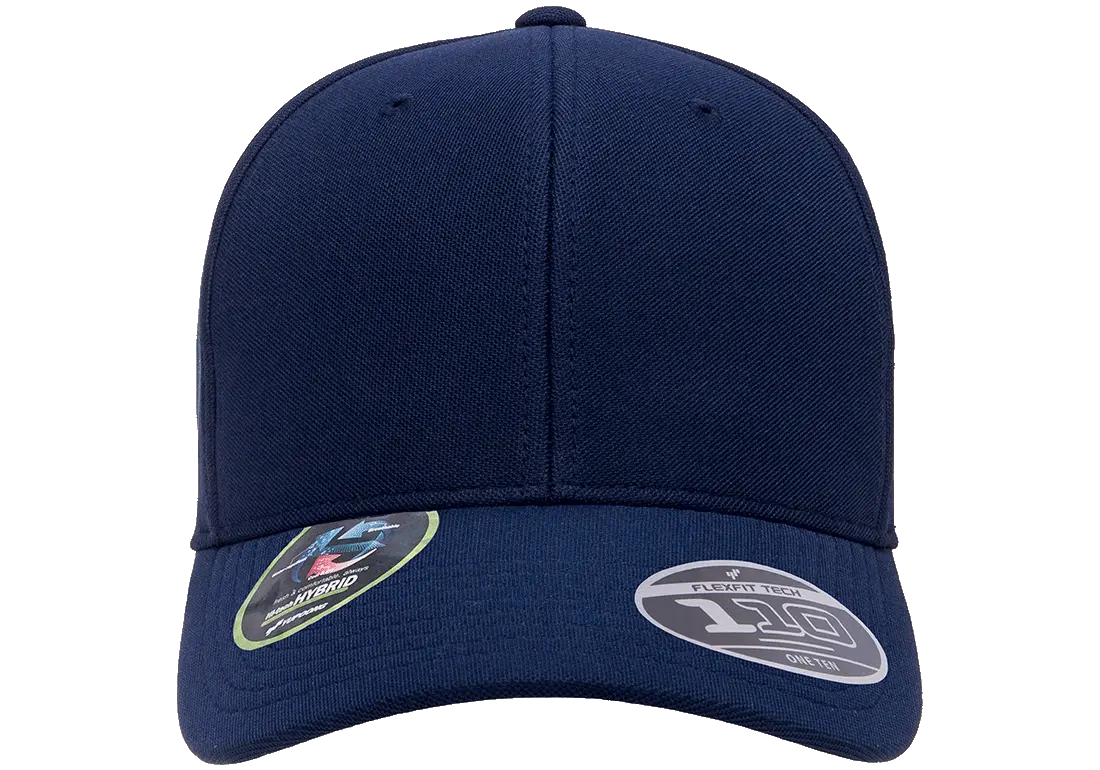 Flexfit 110 Cool & Dry Mini Pique Cap, One Size, Black