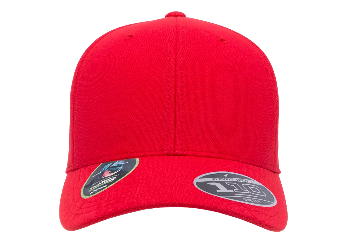 Flexfit 110 Cool & Dry Mini Pique Cap, One Size, Black