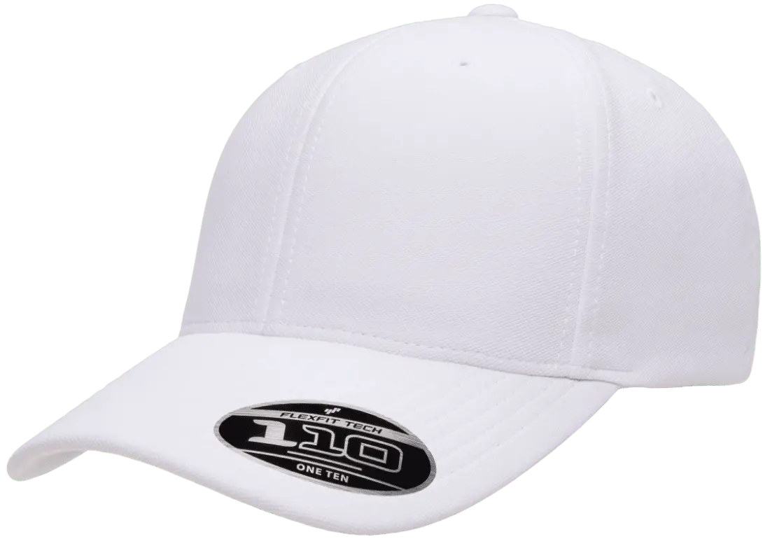 Flexfit 110 Cool & Dry Mini Pique Cap, One Size, Black