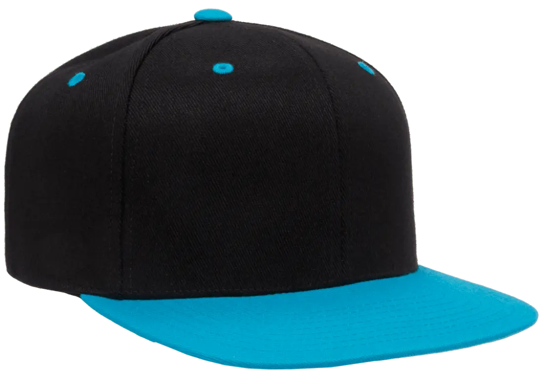 Flexfit 110 Premium Snapback Cap, 2-Tone Wool Blend, One Size