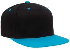 Flexfit 110 Premium Snapback Cap, 2-Tone Wool Blend, One Size