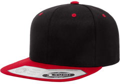 Flexfit 110 Premium Snapback Cap, 2-Tone Wool Blend, One Size