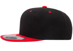 Flexfit 110 Premium Snapback Cap, 2-Tone Wool Blend, One Size