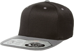 Flexfit 110 Premium Snapback Cap, 2-Tone Wool Blend, One Size