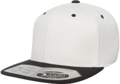 Flexfit 110 Premium Snapback Cap, 2-Tone Wool Blend, One Size