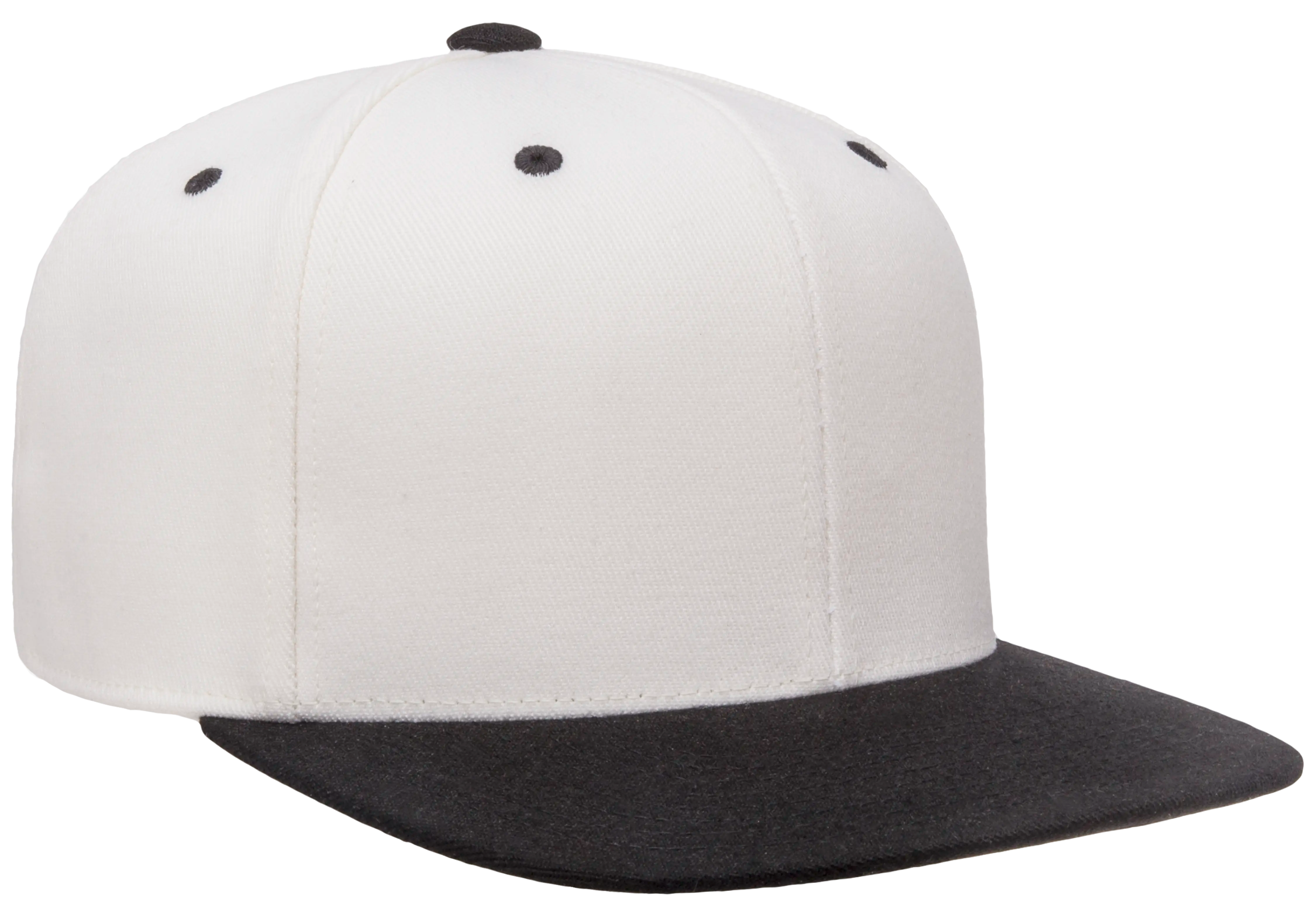 Flexfit 110 Premium Snapback Cap, 2-Tone Wool Blend, One Size