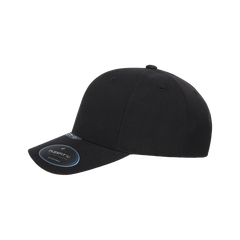 Flexfit NU Adjustable Cap, 6-Panel, Mid Profile, Structured, Black