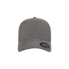Flexfit NU Adjustable Cap, 6-Panel, Mid Profile, Structured, Black
