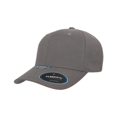 Flexfit NU Adjustable Cap, 6-Panel, Mid Profile, Structured, Black