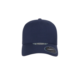 Flexfit NU Adjustable Cap, 6-Panel, Mid Profile, Structured, Black