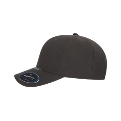 Flexfit NU Adjustable Cap, 6-Panel, Mid Profile, Structured, Black