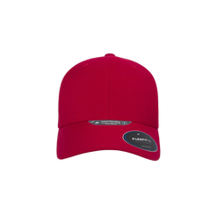 Flexfit NU Adjustable Cap, 6-Panel, Mid Profile, Structured, Black