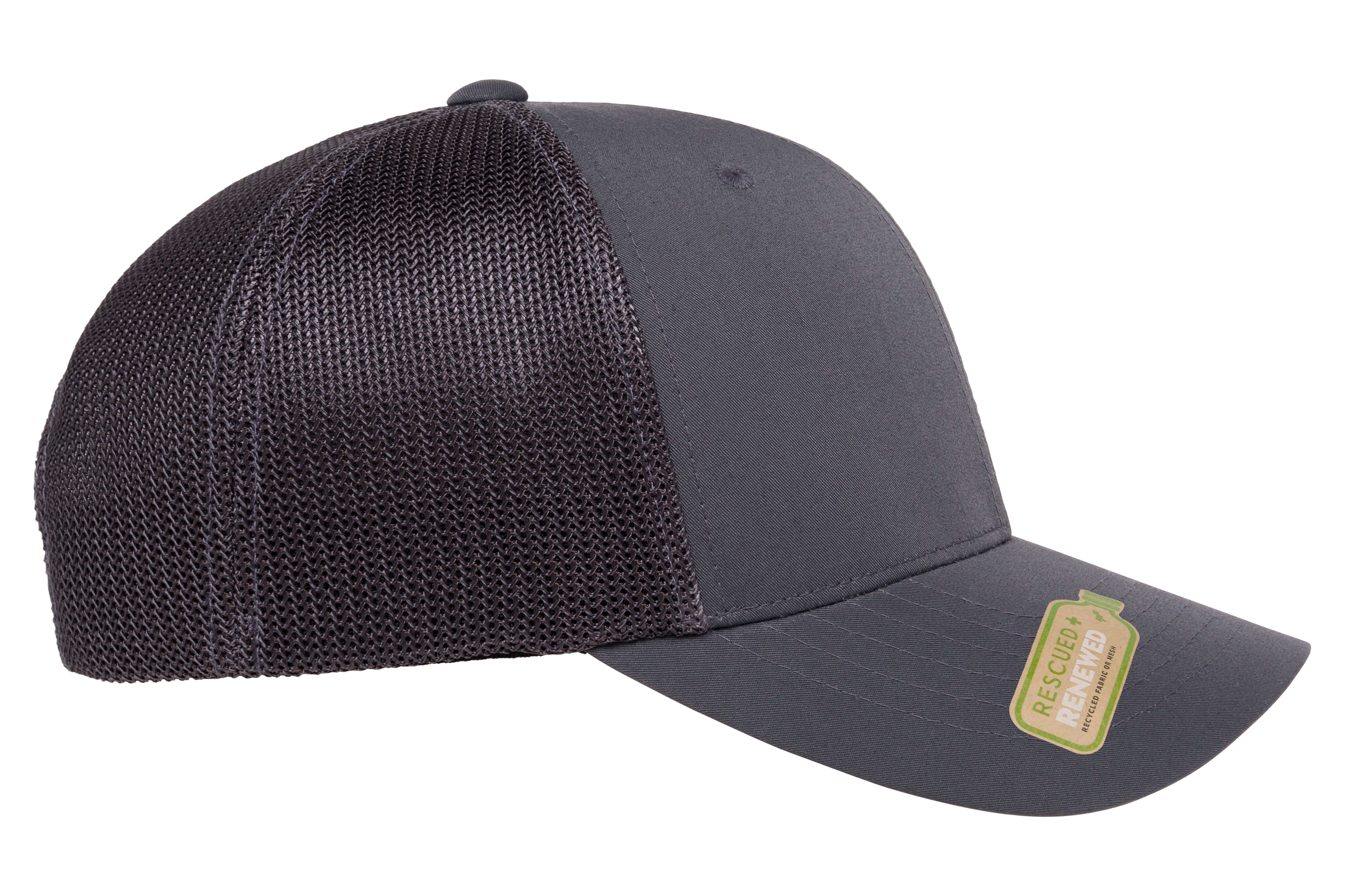 Flexfit 110 Recycled Mesh Cap, Black | 110R-BK-ONE